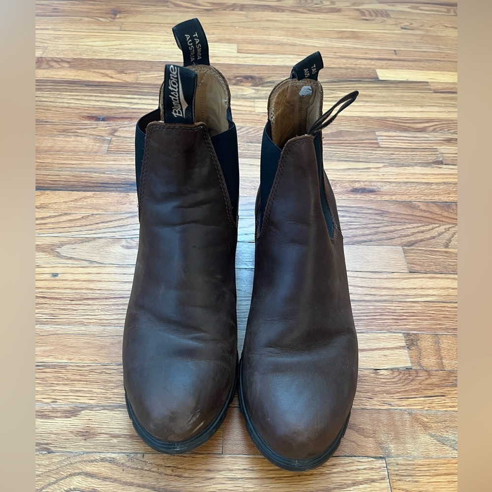 Blundstone - #1673, women’s heeled boots - antique brown - 42 EU/11 US